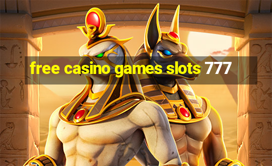 free casino games slots 777