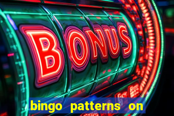 bingo patterns on slot machines