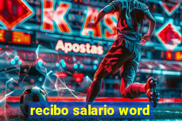 recibo salario word