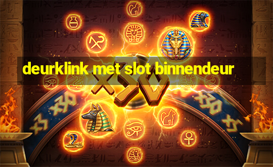 deurklink met slot binnendeur