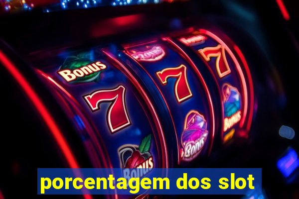 porcentagem dos slot