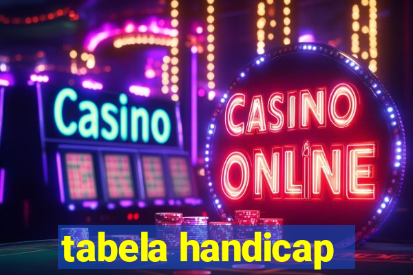 tabela handicap