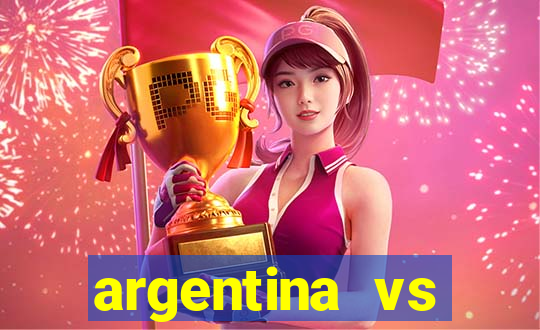 argentina vs colombia ao vivo