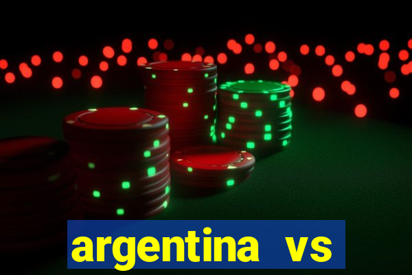 argentina vs colombia ao vivo