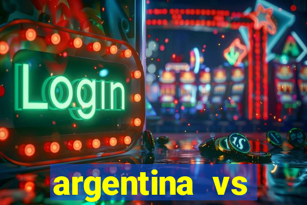 argentina vs colombia ao vivo