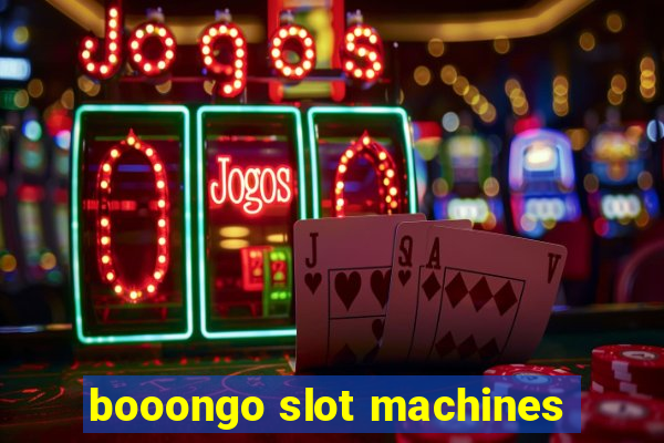 booongo slot machines