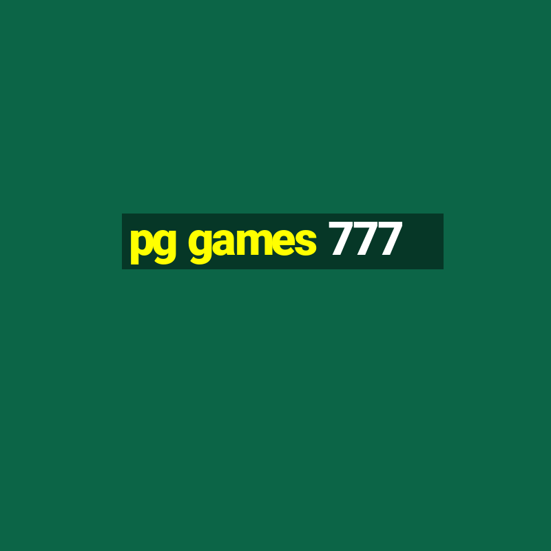 pg games 777