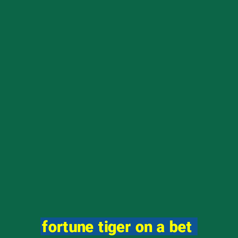 fortune tiger on a bet