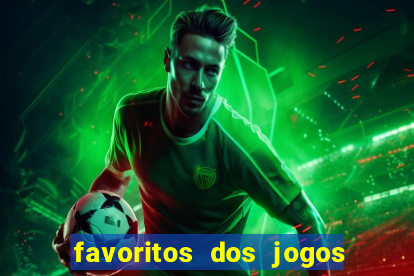 favoritos dos jogos de hoje do brasileir?o