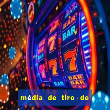 média de tiro de meta por jogo