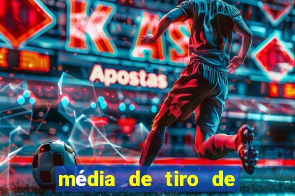 média de tiro de meta por jogo