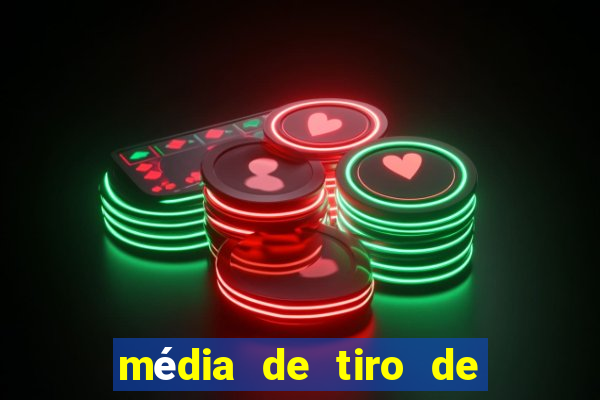 média de tiro de meta por jogo