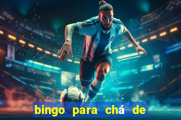 bingo para chá de bebê para imprimir grátis