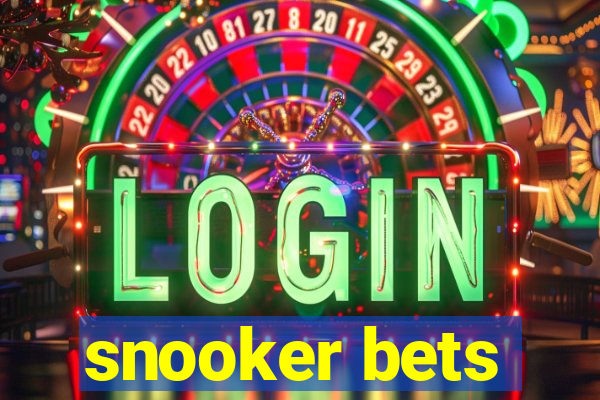 snooker bets