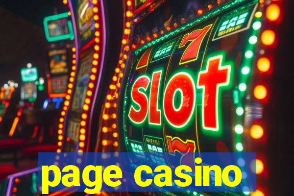 page casino