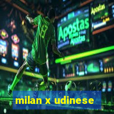 milan x udinese