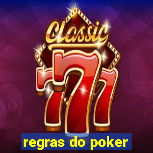 regras do poker