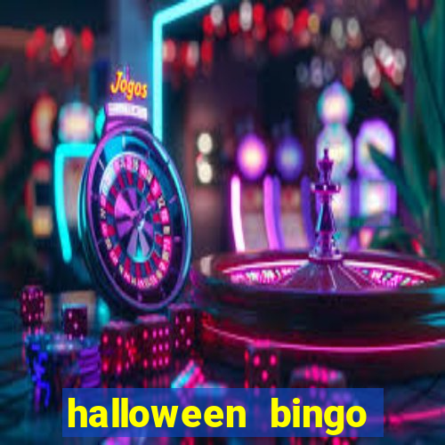 halloween bingo games for kids