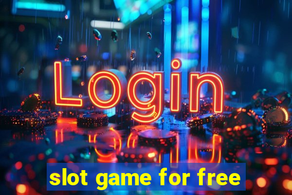 slot game for free