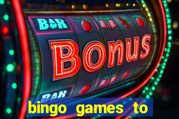 bingo games to play for free