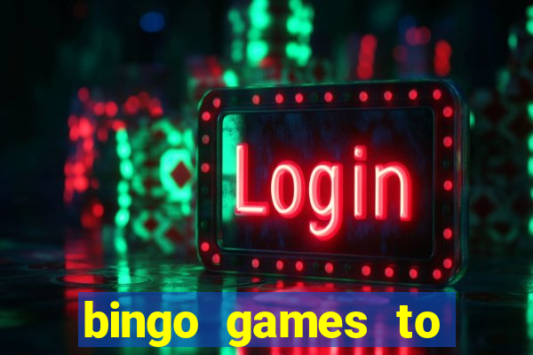 bingo games to play for free