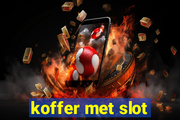 koffer met slot