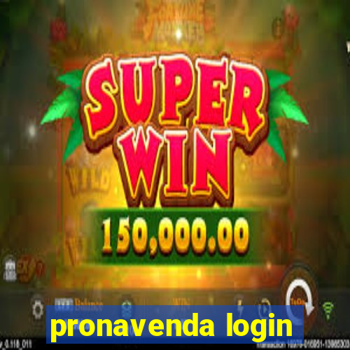 pronavenda login