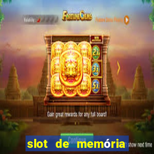 slot de memória ram queimado tem conserto