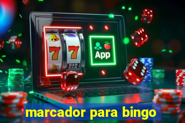 marcador para bingo