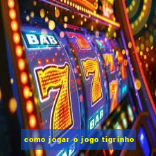 como jogar o jogo tigrinho