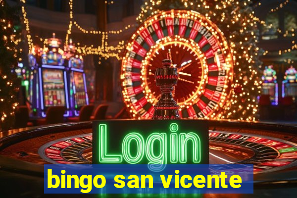 bingo san vicente