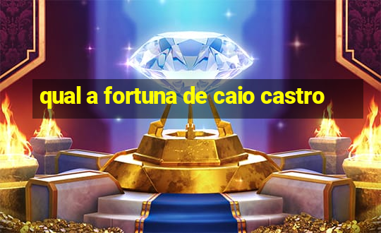 qual a fortuna de caio castro