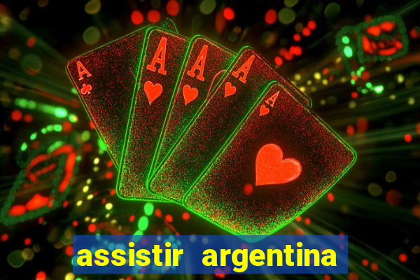 assistir argentina x canada ao vivo