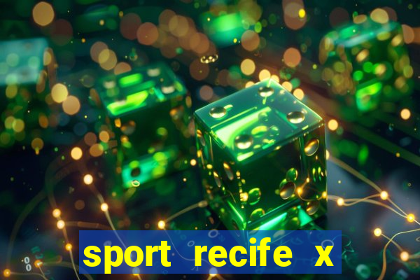 sport recife x américa mg