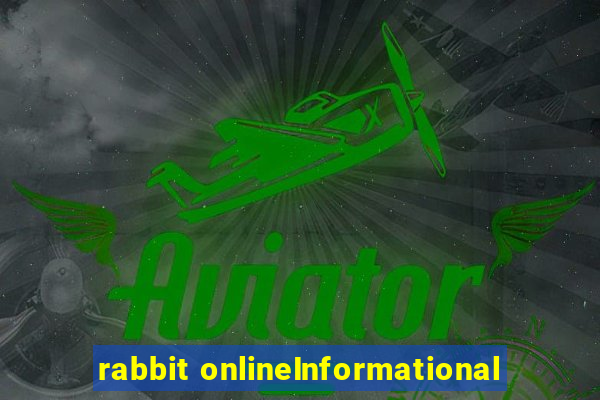 rabbit onlineInformational