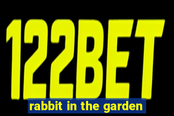 rabbit in the garden