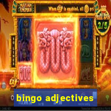 bingo adjectives