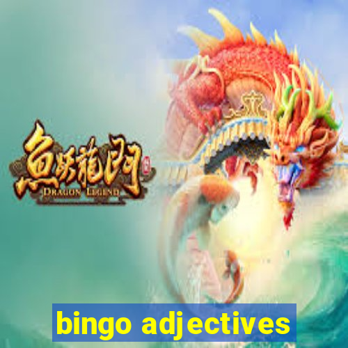 bingo adjectives