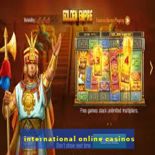 international online casinos