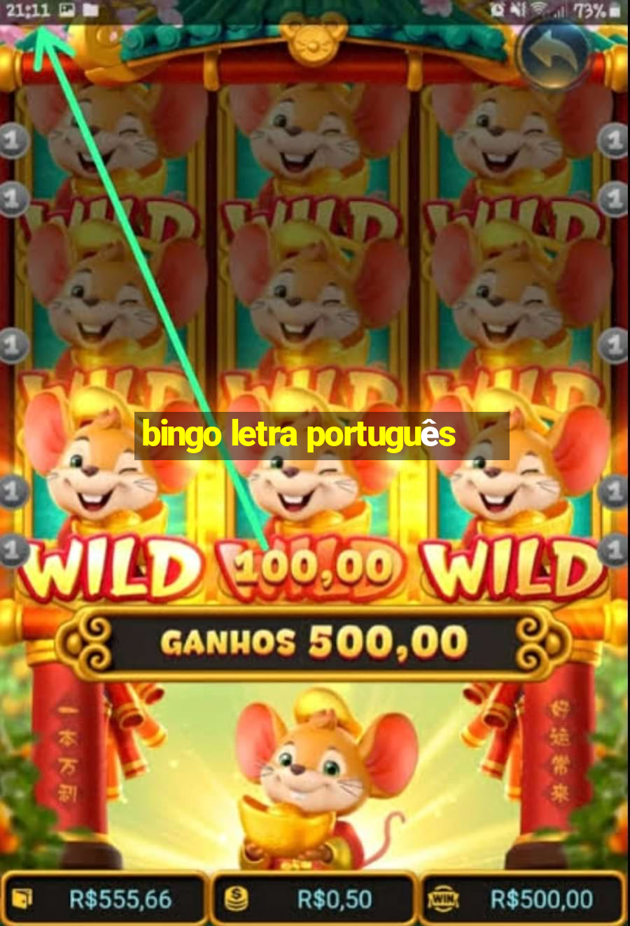 bingo letra português