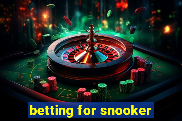 betting for snooker