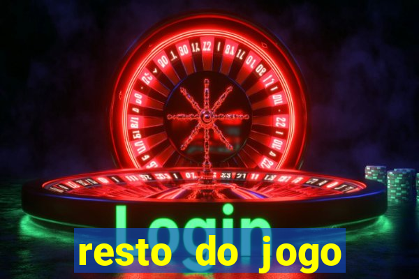 resto do jogo placar atual