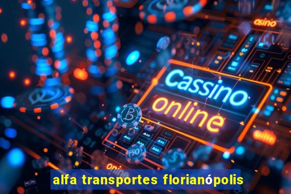 alfa transportes florianópolis