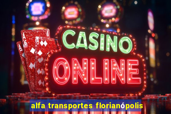 alfa transportes florianópolis