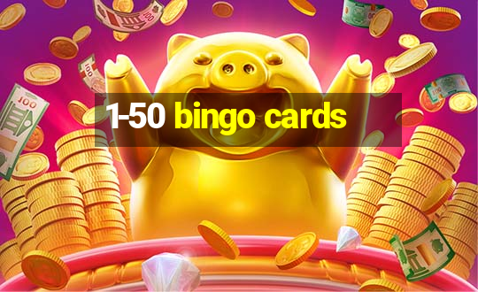 1-50 bingo cards