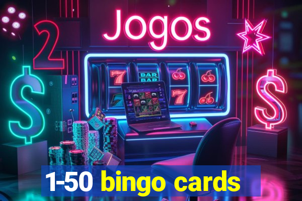 1-50 bingo cards