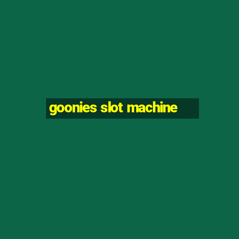 goonies slot machine