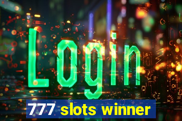 777 slots winner