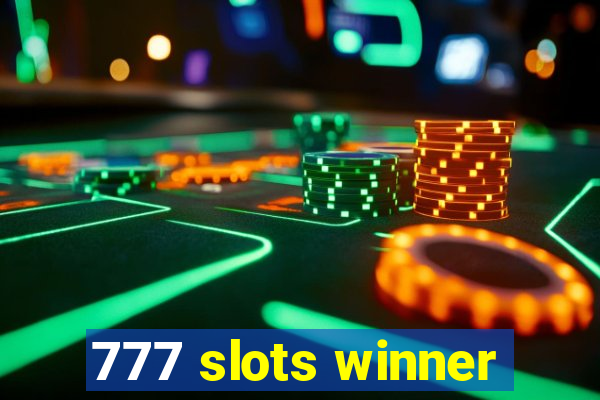 777 slots winner