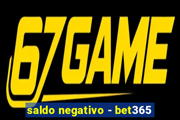 saldo negativo - bet365